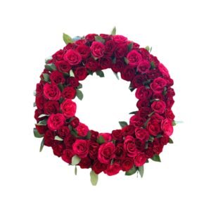 Red Rose Remembrance Wreath